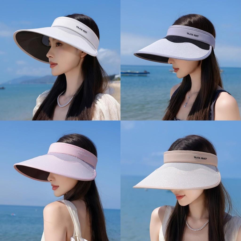 Polyester Sun Protection Hat With Large Brim For Summer Outdoor Activities