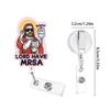 Lord Have Mrsa Funny Nurse Badge Reel, Cute Retractable Id Medical Badge Holder, Name Tag Pediatric Work Badge Buddy, Nurse Gift