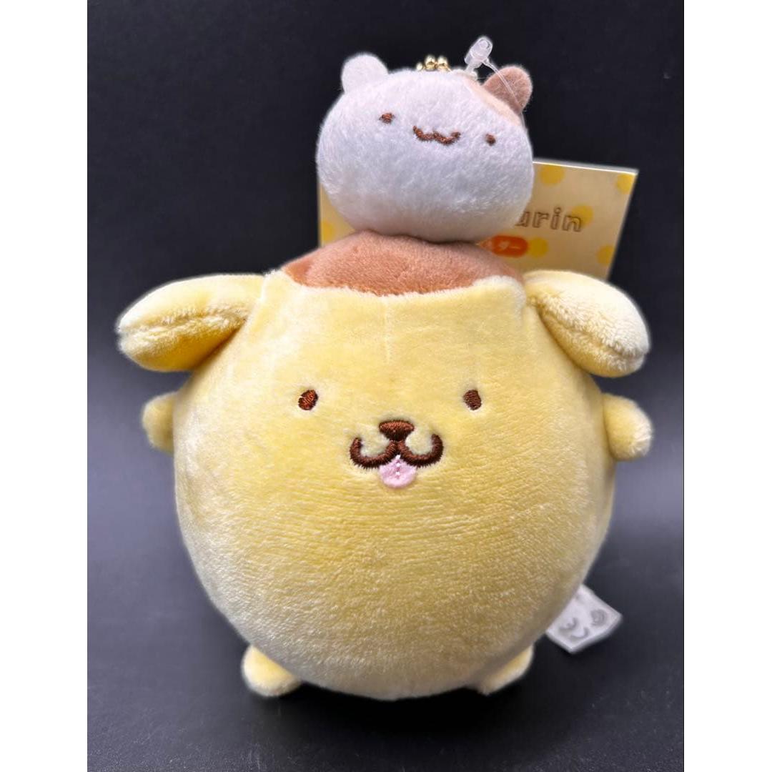 [Rare] Pompompurin Sanrio Manmaru Series Mascot Key Chain