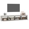 Vidaxl Szafka Pod Tv Z Oświetleniem Led, Szarość Betonu, 240X35X40 Cm