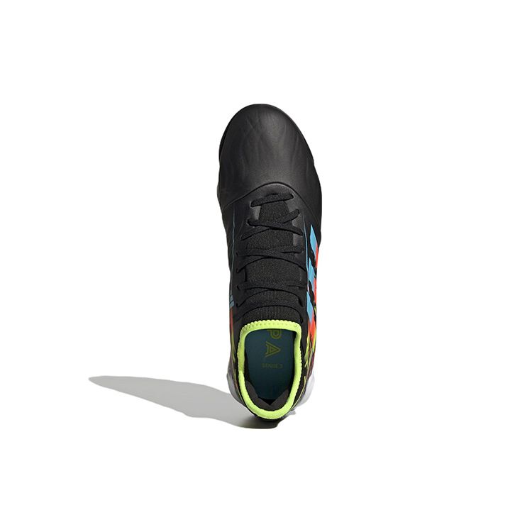 Adidas Copa Sense.3 TF Al Rihla Pack — черные мужские кроссовки Core-черный ярко-голубой Team-солнечно-желтый GZ1363