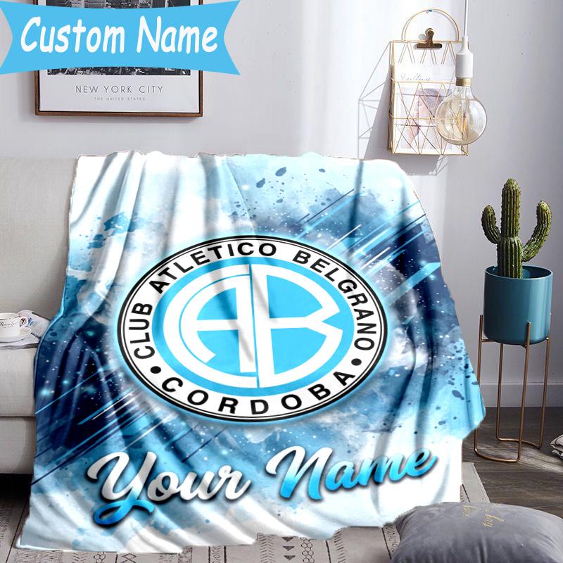 Custom Name CAB Football Blanket Flannel Blanket for Camping, Hiking, Garden Parties, Picnic Essentials,gift for family and friend