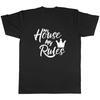 My House My Rules Mens Unisex T-Shirt Tee