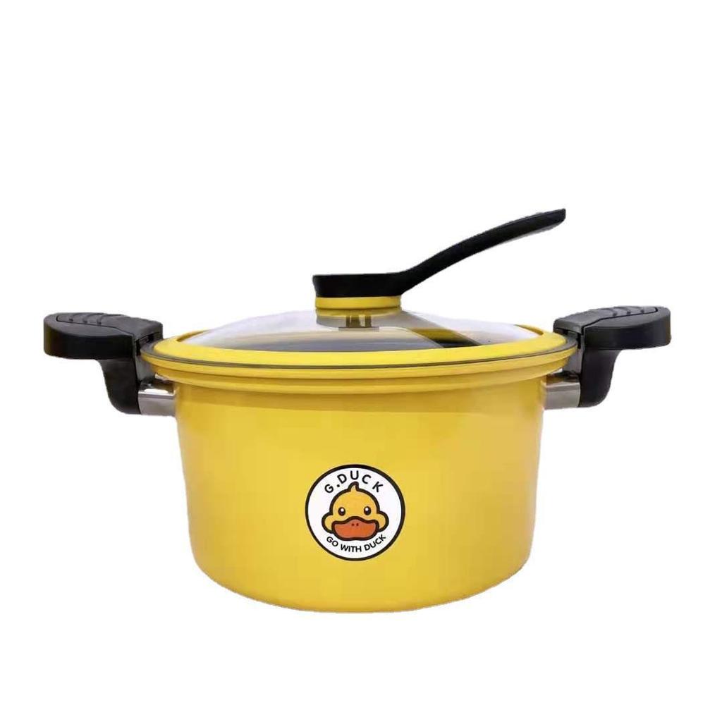 New Multifunctional Little Yellow Duck Non-Stick Micro Pressure Cooker Stew Pot