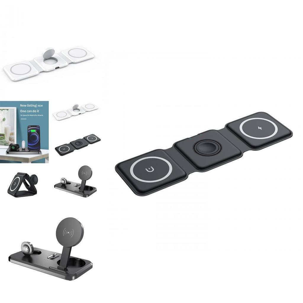 Portable Wireless Charger Pad For Iphone And Apple Watch