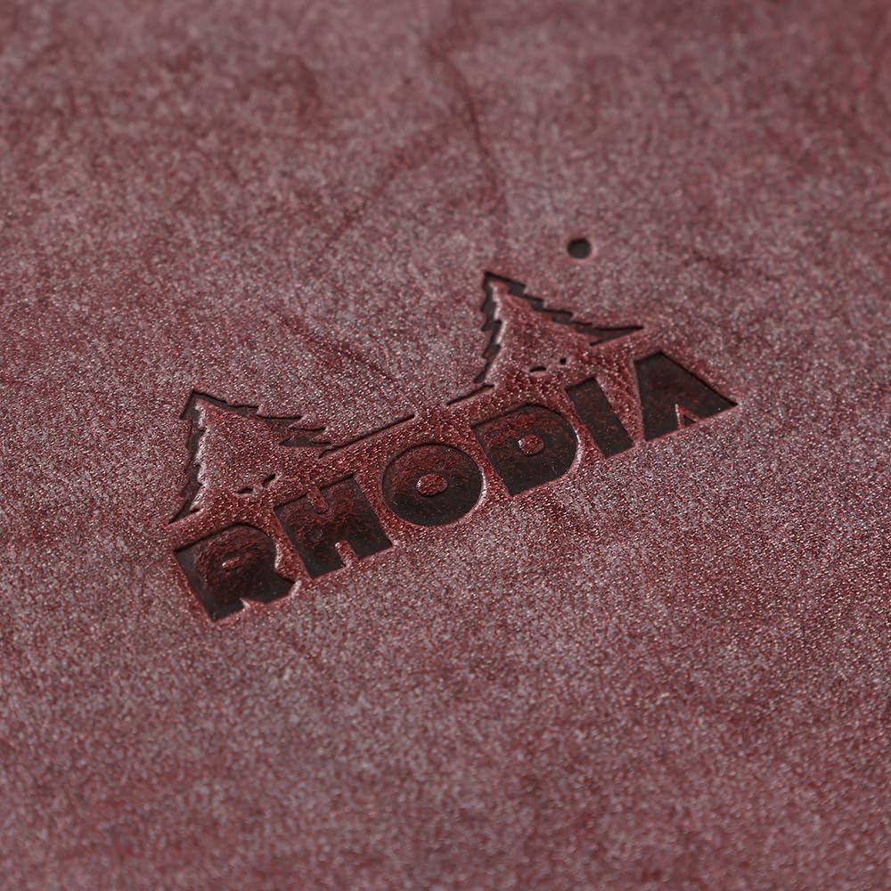 RHODIA Mini System Organizer 11mm Ring Cowhide Chic Bordeaux 3-Ring (11x8cm, Diameter, Leather) cf11ogz01-bd