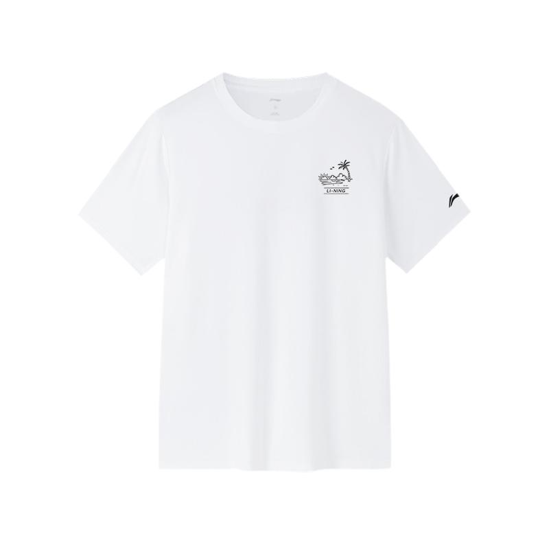 

Li-Ning Summer Cool Series Casual Breathable Quick-Dry Sports T-Shirt Unisex Tops ATSU877-1+TPU21-1 L