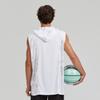 Under Armour Sports Running Fitness Basketball Moisture Wicking Quick Dry Hooded Sleeveless Vest Unisex Vests White 24500001-100