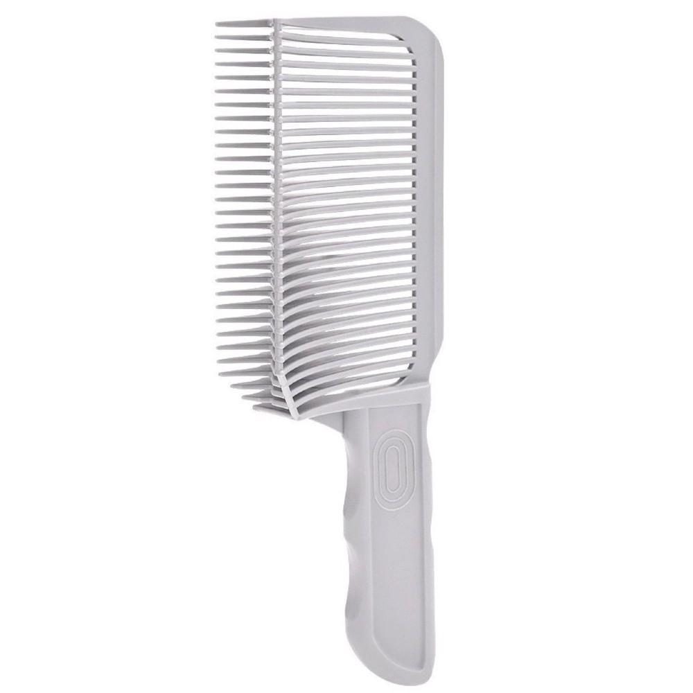 Plastic Barber Clipper Blending Comb Heat Resistant Flat Top Hair Cutting Comb Fading Comb  Salon