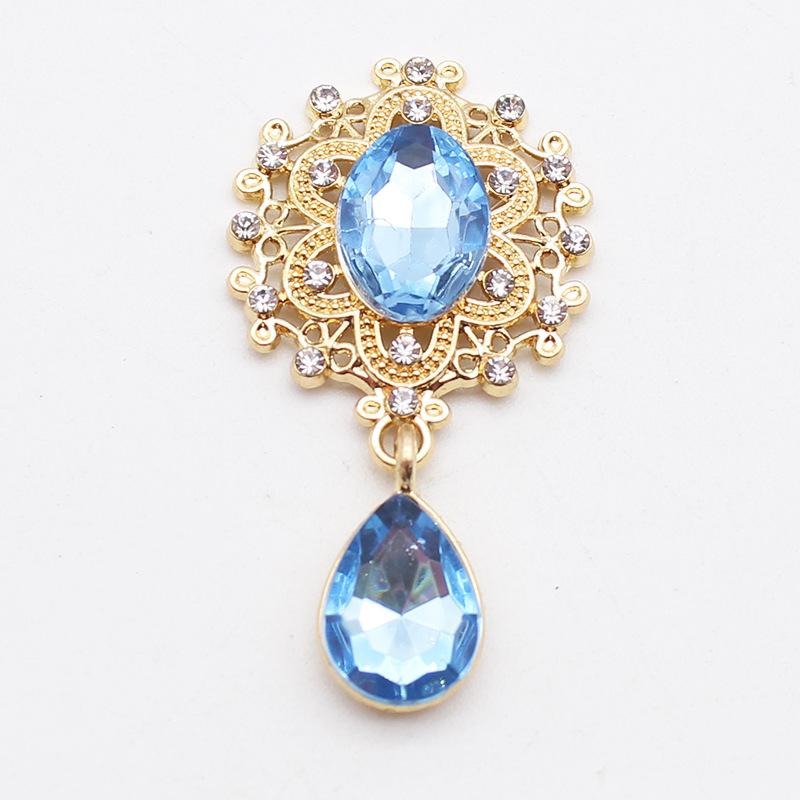 Engood 50Pcs Glass Rhinestone Pendant Button Wedding Sewing Trim & Embellishments Craft DIY Clothing Brooch Decoration Crafts