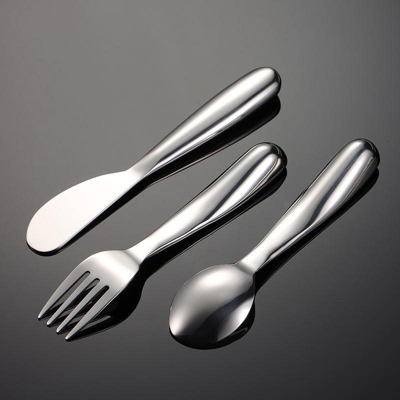 316 Stainless Steel Love Heart Cutlery Set for Children Western Spoon Fork  Knife Dinnerware Sets Tableware Kitchen Utensils