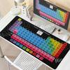 Periodic Table Of Elements auxiliary learning Mouse Pad Gaming Keyboard Office Computer Mausepad Gamer PC Accessiores Desk Mat