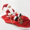 Running Santa Christmas Pet Costumes Santa Dog Costume Dog Apparel Party Dressing Up Clothing for Small Large Dogs Cats Clothes Pet Outfit
