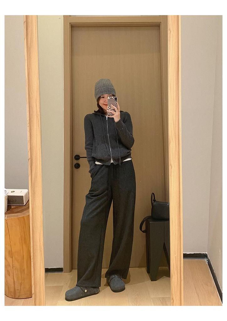 DIY Acetic Acid Camel Hair Cocoon Pants: 550g Thickened Slimming Narrow & Wide-Legged Sweatpants.