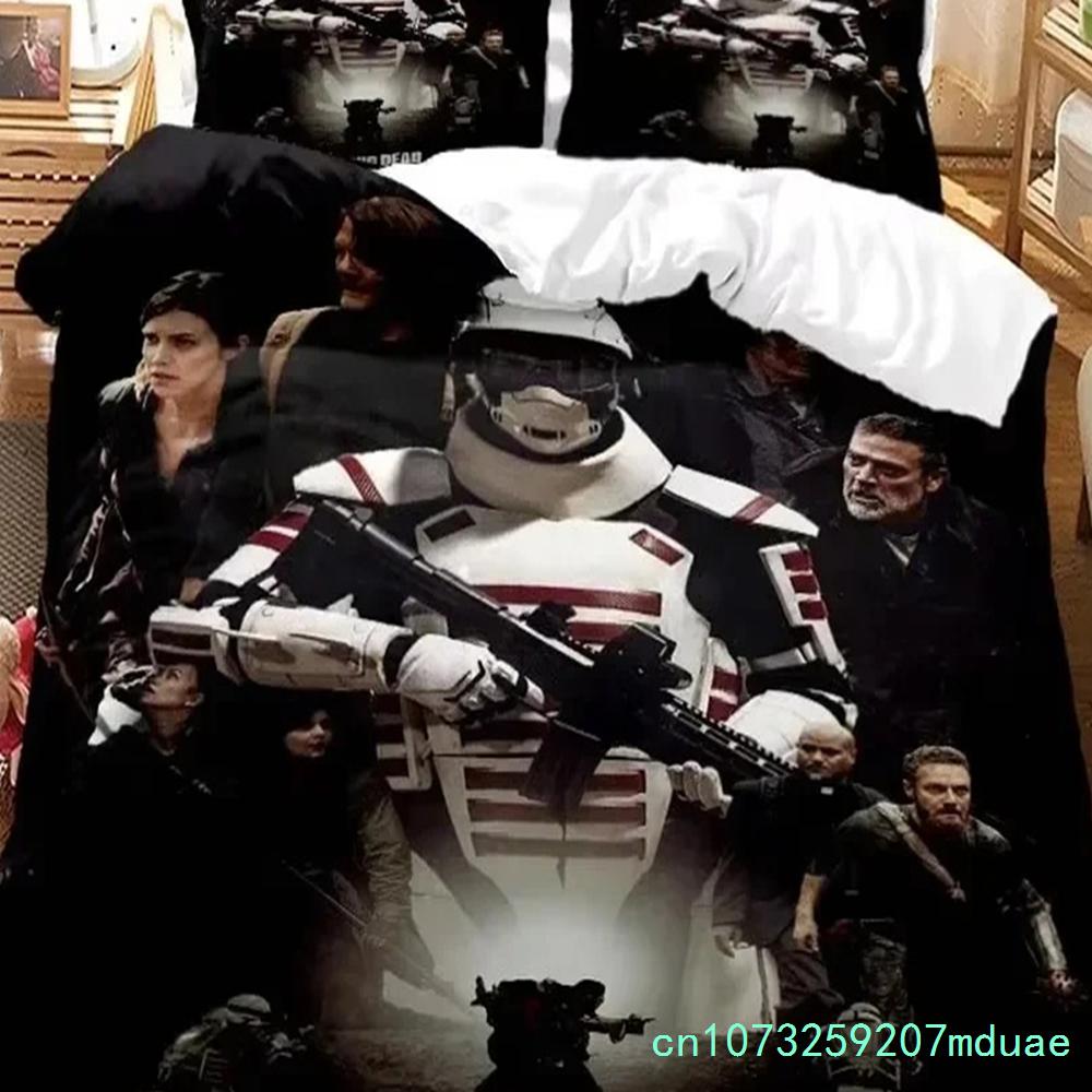 New Horror Die Walking Dead Printed Bedding Set Luxury Queen Bedding Set Soft And Comfortable Bedding Set For Boy