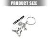 Elegant Silver Ice Skating And Snowflake Pendant Keychain For Winter Sports Enthusiasts Stainless Steel Key Holder