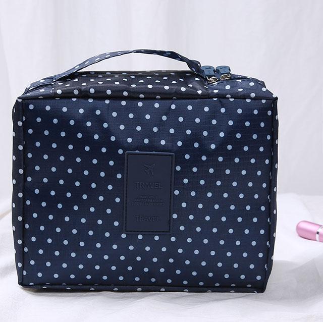 Multifunktionale Reise-Make-up-Tasche für Mädchen, wasserdichter, tragbarer Kosmetik-Organizer mit mehreren Fächern für Damen