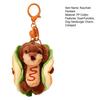 Dackel Hund Hamburger Schlüsselanhänger Anhänger Plüsch Taschenanhänger Doppelfunktions-Schlüsselanhänger Taschenaufhänger Zubehör