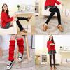 Luxurious Thick Long Snow Knit Leg Warmers Over Knee Women Breathable Acrylic Winter Socks