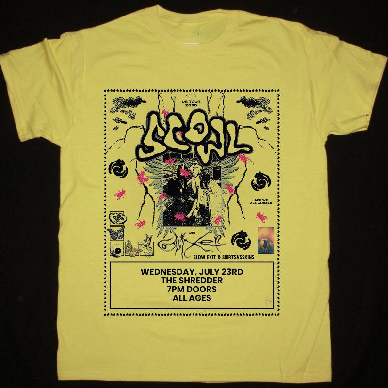 Scowl Band US Tour 2025 Live IN Concert T Shirt Full Size S-5XL Unisex T-Shirt XXXL