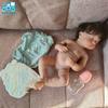 Morytrade Baby Doll Reborn Doll 45cm Soft Material Bathing Care Childcare Practice (Sleeping)