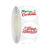 In-Stock Christmas Round Stickers - 500 Labels/Roll (2.5cm) for Gift Box Sealing