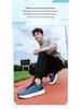 Men's Wide Palm Lightweight Running Shoes - Breathable Mesh, Wide Toe, Lace-up Sports Walking Shoes.