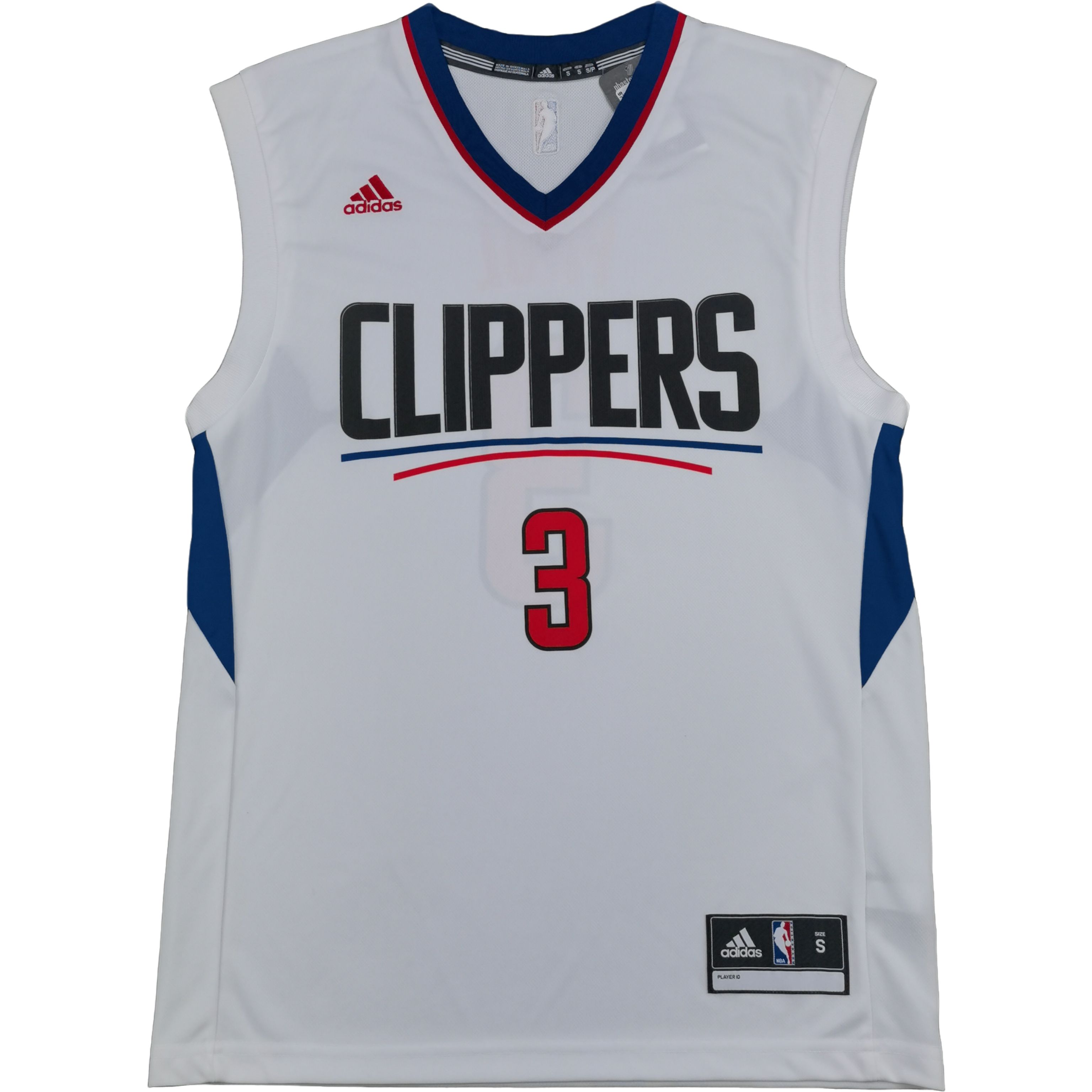 

Adidas НБА 3 CP3 Крис Пол Сезон 2015-16 Логотип Лос-Анджелес Клипперс Безрукавка с V-образным вырезом Баскетбольная майка Унисекс майка Белая 7818A-3LC-AEB1532 2XL