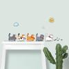Wandaufkleber Katzen Selbstklebend Kinder Wandtattoos Kunst Wandbilder Für Wohnzimmer Cartoon Schlafzimmer Toilette Hauswand DIY Deko