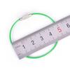 Stainless Steel Wire Keychain Keyring Circle Rope Cable Loop Screw Lock Gadget