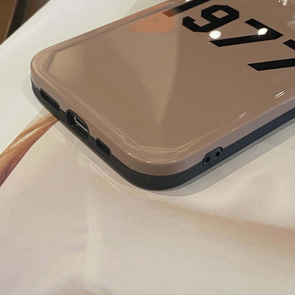 Number Ins Jane Silikon Soft Phone Case Imd Cover für iPhone 13 Promax Xsmax X Xr 11 12 14 Pro Max Plus stoßfeste Rückseite Capa