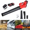 Electric Leaf Blower Cordless 6-Gear Handheld Leaf Blower with 2 Batteries and 1 Charger Battery Powered Leaf Blower Blowing Leaves and Snow