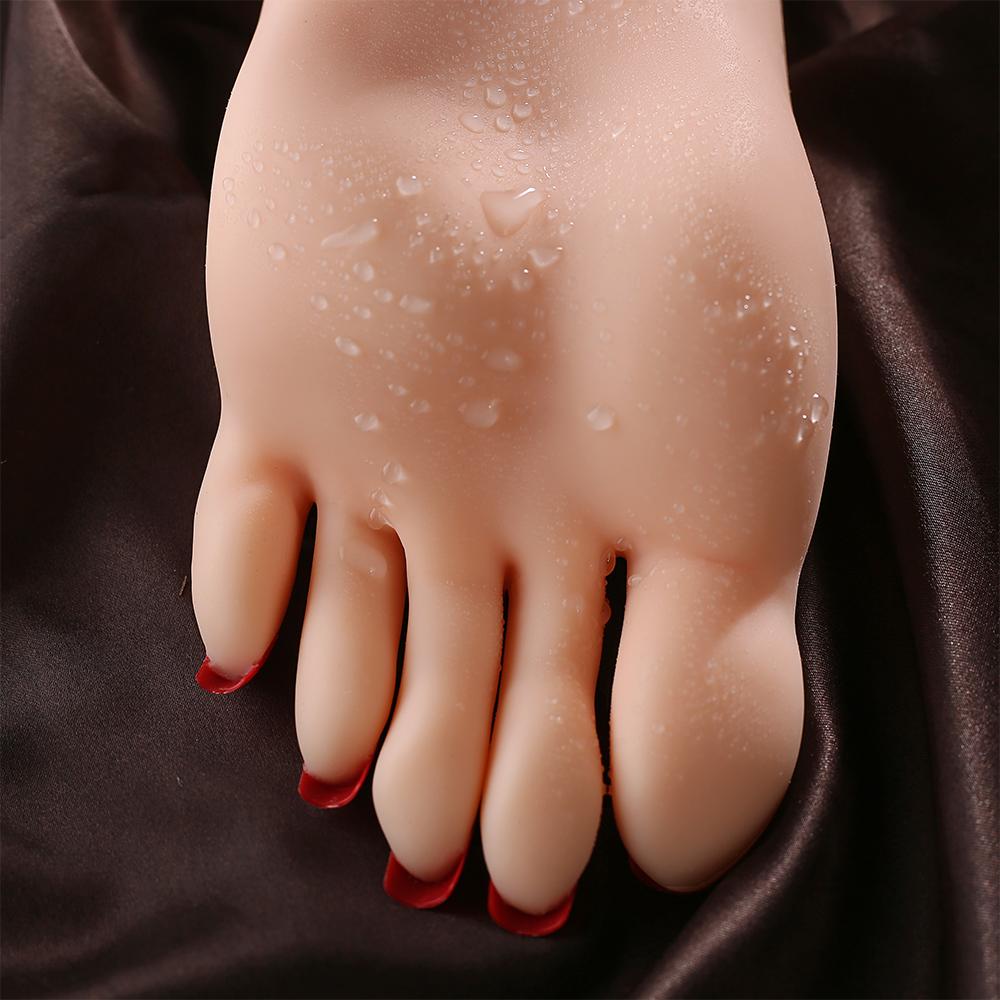 Männlicher Masturbatorbecher, Realistischer Fetischfuß mit Torso und Vaginal, Weiblicher Mannequinfuß Männlicher Masturbations-Stroker für Mann ein Paar