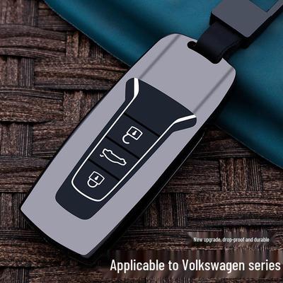 Volkswagen Touareg Rui Shang Edition Schlüsselhülle: Metallschale & Smart Key Taschenschnalle.