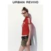 UR Women's Slim Fit Color Block Polo Shirt