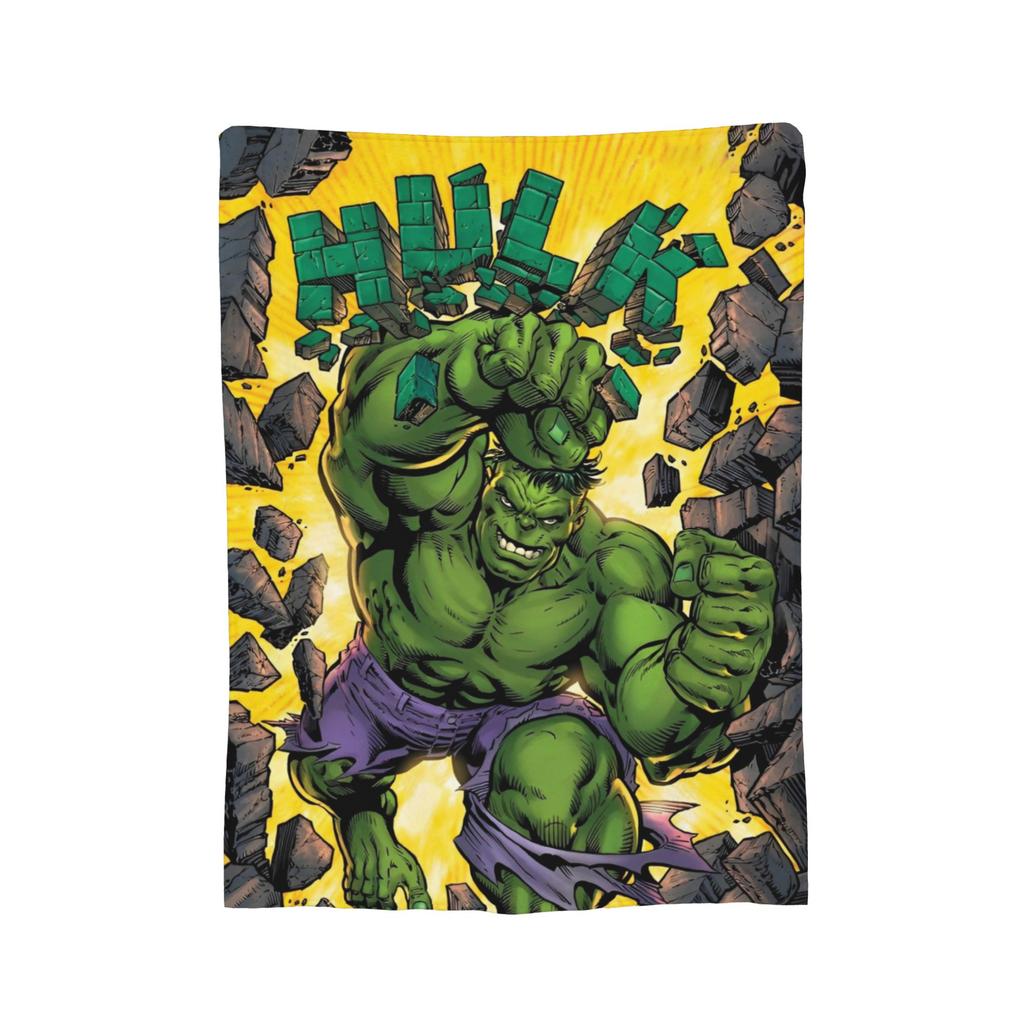 Hulk Retro Vintage Samt-Kuscheldecken Decke für Bettwäsche Sofa Super Warm Bettüberwurf,