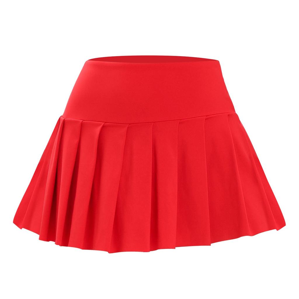 Jupe de sport plissée à séchage rapide et anti-exposition pour la course, le yoga, le tennis, le badminton et le golf