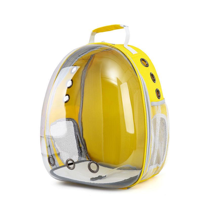 Transparent Space Capsule Pet Backpack for Cats & Small Dogs