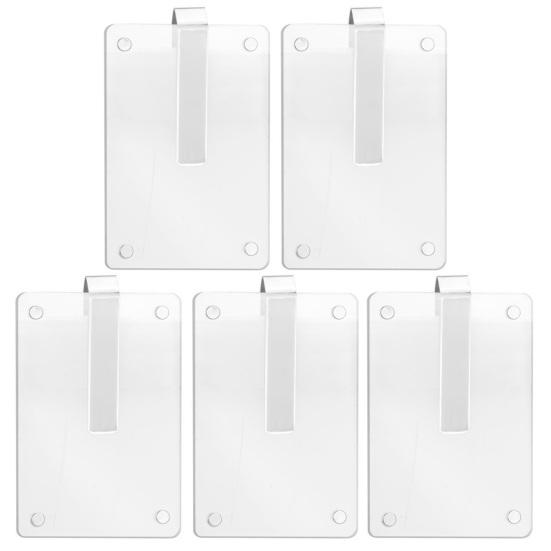 Car Visor Photo Frame Clear Acrylic Photo Holder Clip-on Car Interior Picture Frame Fits Most Visors for Kids Family Photos Couple Keepsake