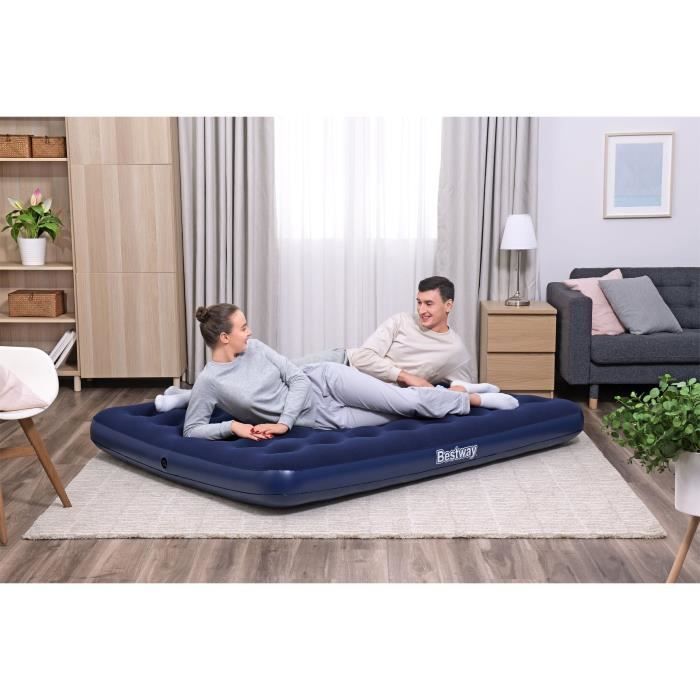Matelas gonflable camping - BESTWAY - 67003 - 2 places, 2,03 m x 1,52 m x 22 cm