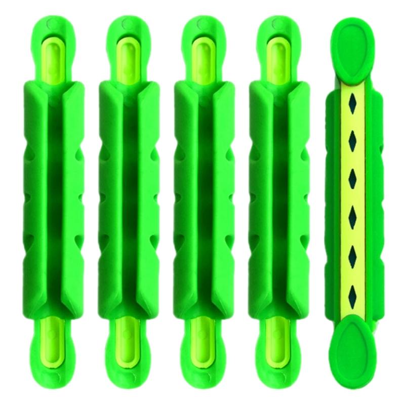 5 шт. Моталка для рыбалки Доска для намотки лески Держатель шпули для удилища Прочные зажимы для намотки лески Пластина зелёный