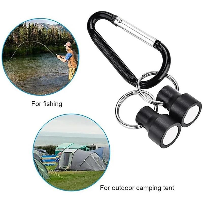 1Pcoutdoor Fishing Gear Strong Magnetic Buckle Canopy Tent Magnetic Buckle Fishing Glove Magnetic Buckle Mountai Magnetic Buckle