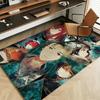 Anime S-Steins;Gate Floor Mat Soft Flannel Floor Mat  Suitable for Entryways, Living Rooms, Bedrooms, and Bathrooms