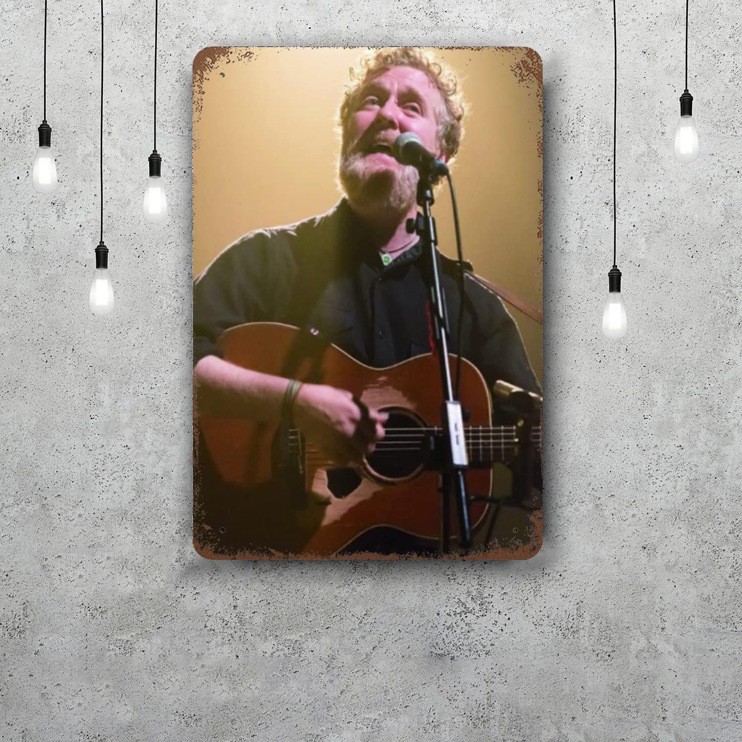 

Glen Hansard Decor Poster Vintage Tin Sign Metal Sign Decorative Plaque for Pub Bar Man Cave Club Wall Decoration 20x30cm（7.8x11.8inch）
