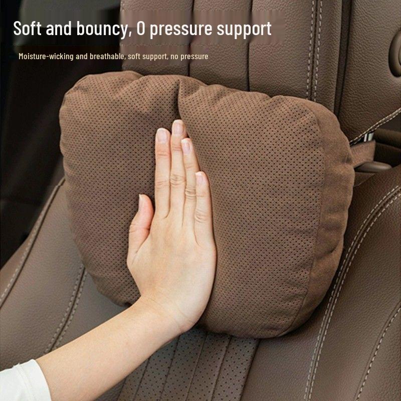 Universal Car Headrest & Lumbar Support Pillow Set - All Seasons 2025 New Maybach Seat Cushion