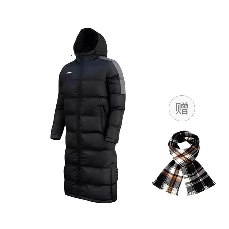 Li Ning Puffer Jacket Unisex Black YFMU009-1