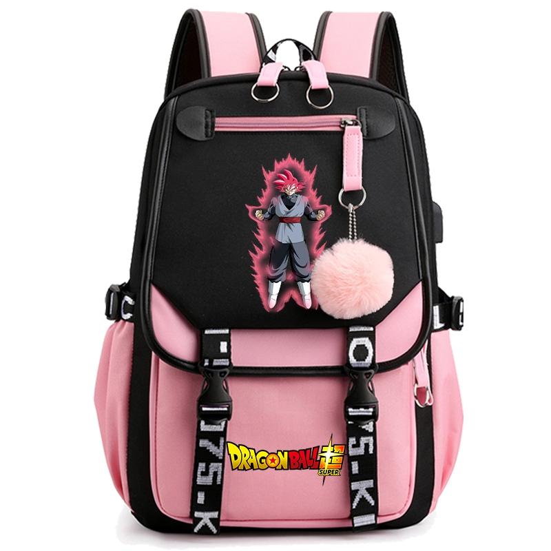 Anime Dragon Ball Bag Large Capacity Backpack for Women Anti Theft Travel Bag Back To Schoolbag for Teenager Girl Laptop Bag Women Travel Bag Mochila