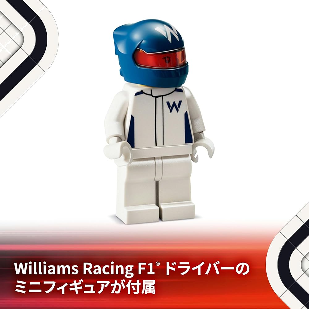 LEGO Speed Champions Williams Racing FW46 F1 Race Car Toy Building Set for Kids 10+ 77249