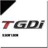 3D Metall T GDI Auto Kofferraum Aufkleber Für ix25 Tucson Shengda Modifiziertes High-End Abzeichen