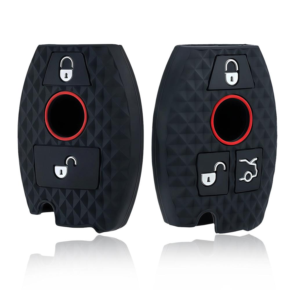 Silicone Car Samrt Key Fob Case Cover For Mercedes Benz A B C E S G Class W204 W205 W212 W213 W176 W177 Glc Cla Amg Accessories